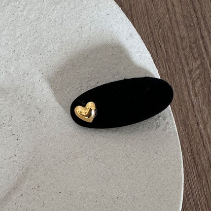 黑色復古簡約髮夾