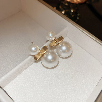 金色珍珠方形流蘇耳環－細節特寫67｜https://igowo.tw/