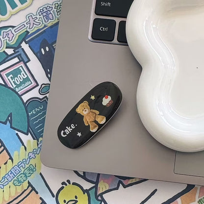 小熊卡通髮夾