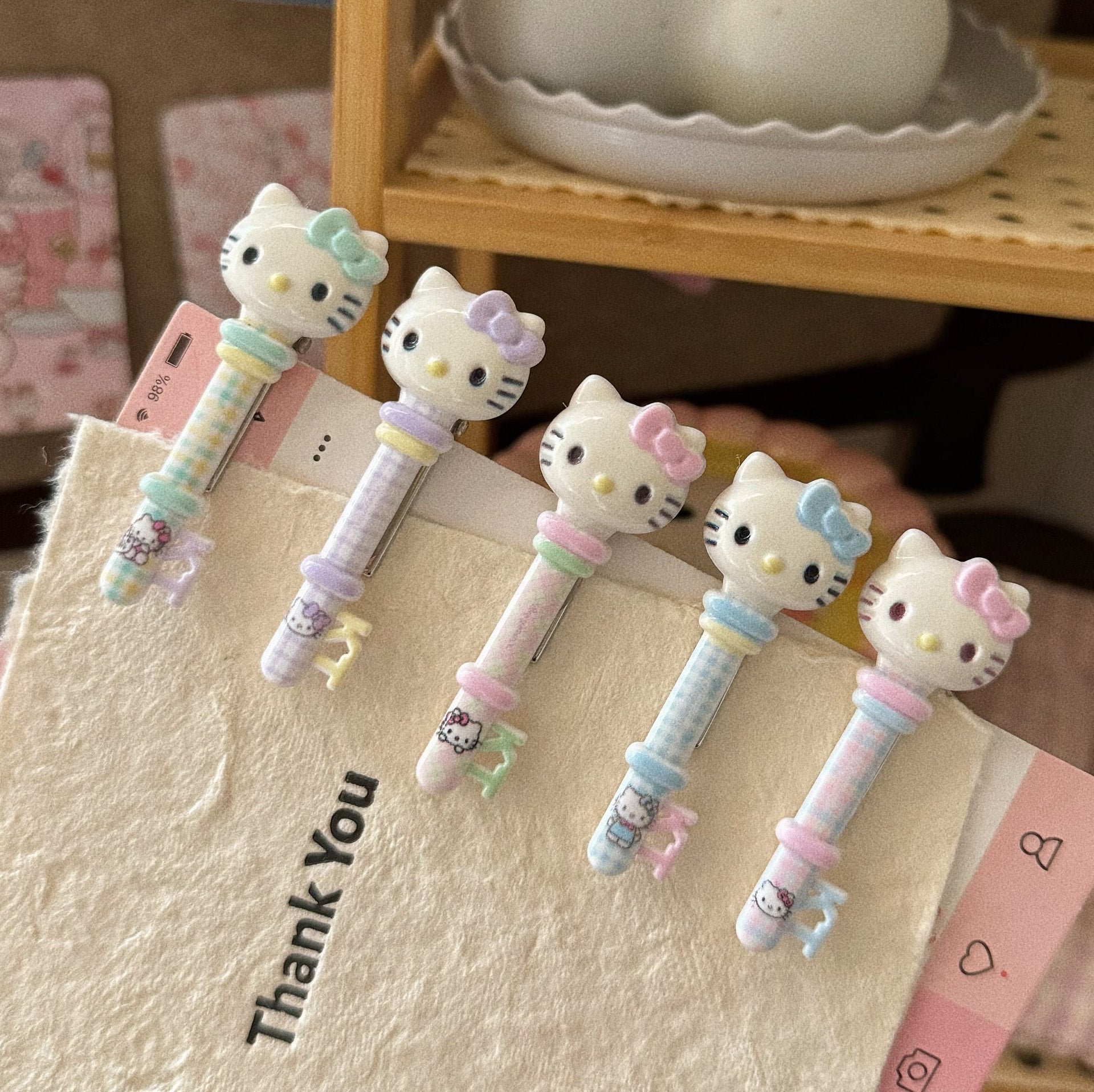 繽紛貓咪鑰匙髮夾－商品主圖｜https://igowo.tw/