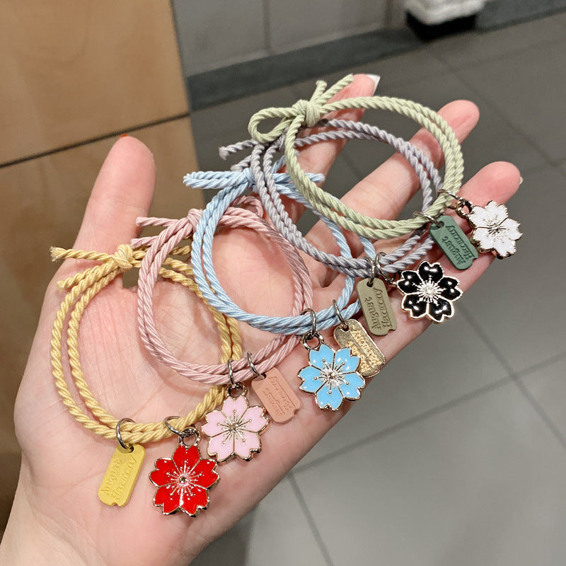 櫻花兩用髮圈－商品主圖｜https://igowo.tw/