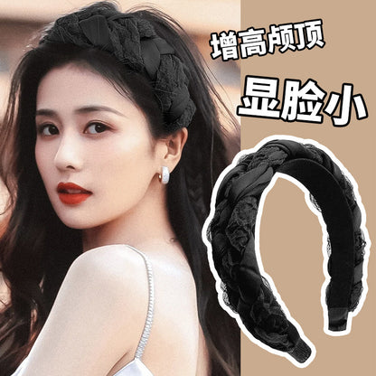 寬版簡約髮箍－商品主圖｜https://igowo.tw/