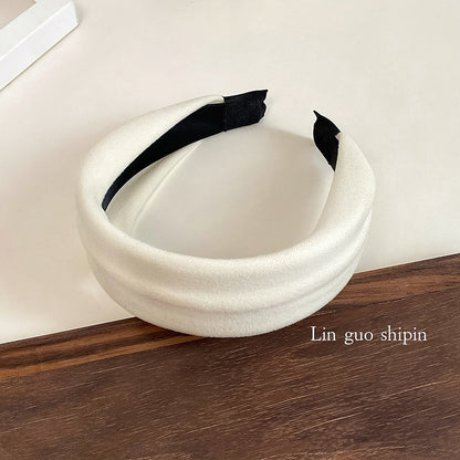 格紋簡約髮箍