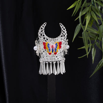 珍珠花朵流蘇鏤空飾品－/花顏，吊墜隨機款細節｜https://igowo.tw/