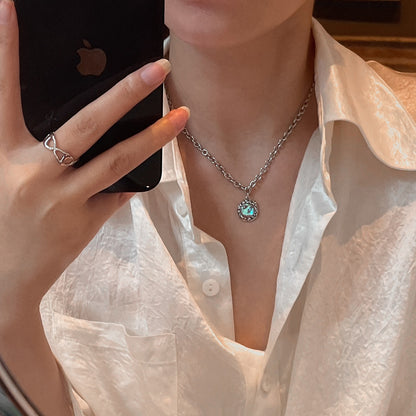S925復古簡約項鍊－項鍊款細節｜https://igowo.tw/