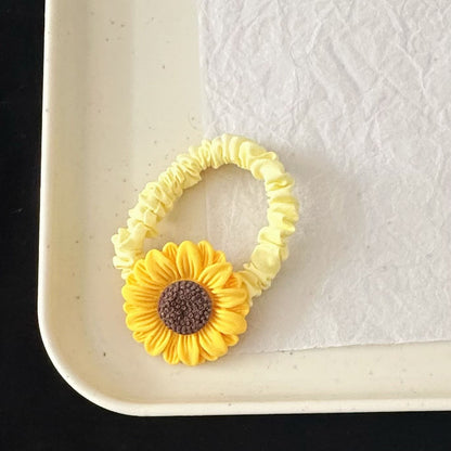 太陽花簡約髮圈