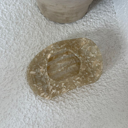 圓形簡約鯊魚夾
