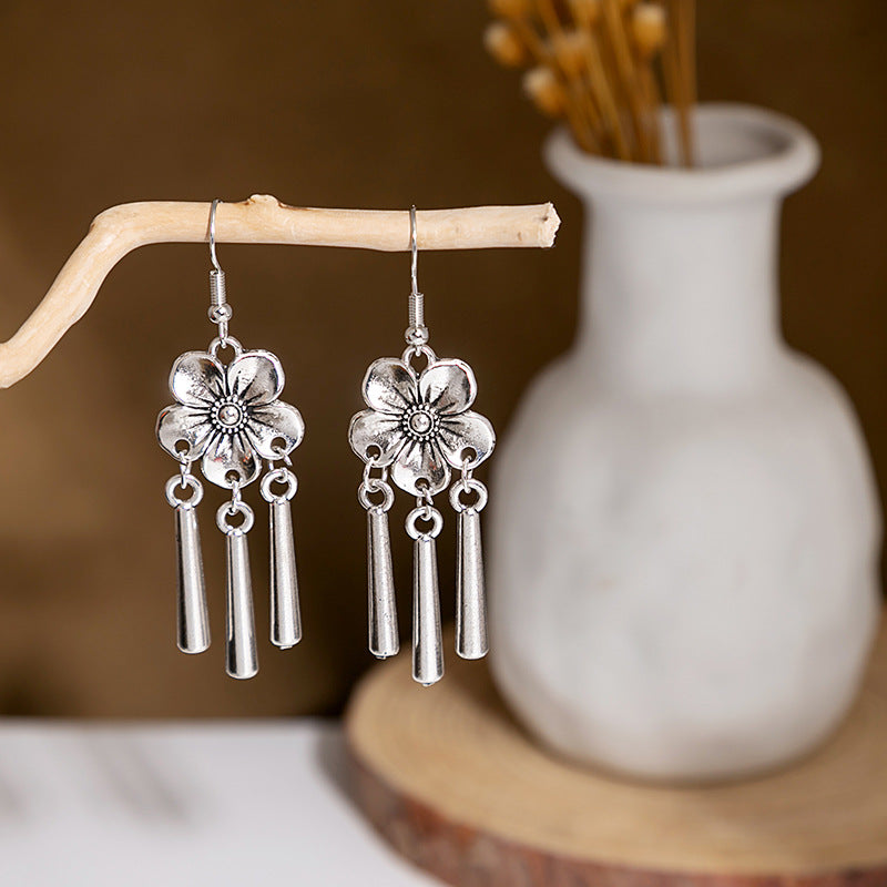 圓珠流蘇復古耳環－細節特寫21｜https://igowo.tw/