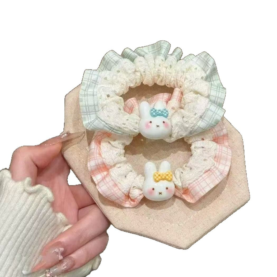 卡通簡約髮圈－綠色1條款細節3｜https://igowo.tw/
