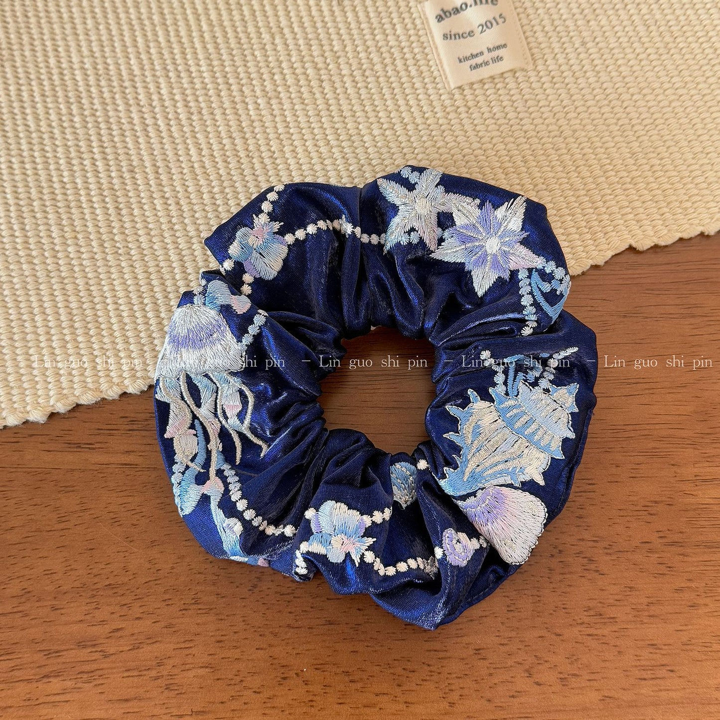 彈力繩大腸圈刺繡髮圈