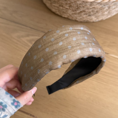 波點簡約髮箍