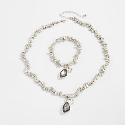 串珠不規則項鍊套組－細節特寫3｜https://igowo.tw/