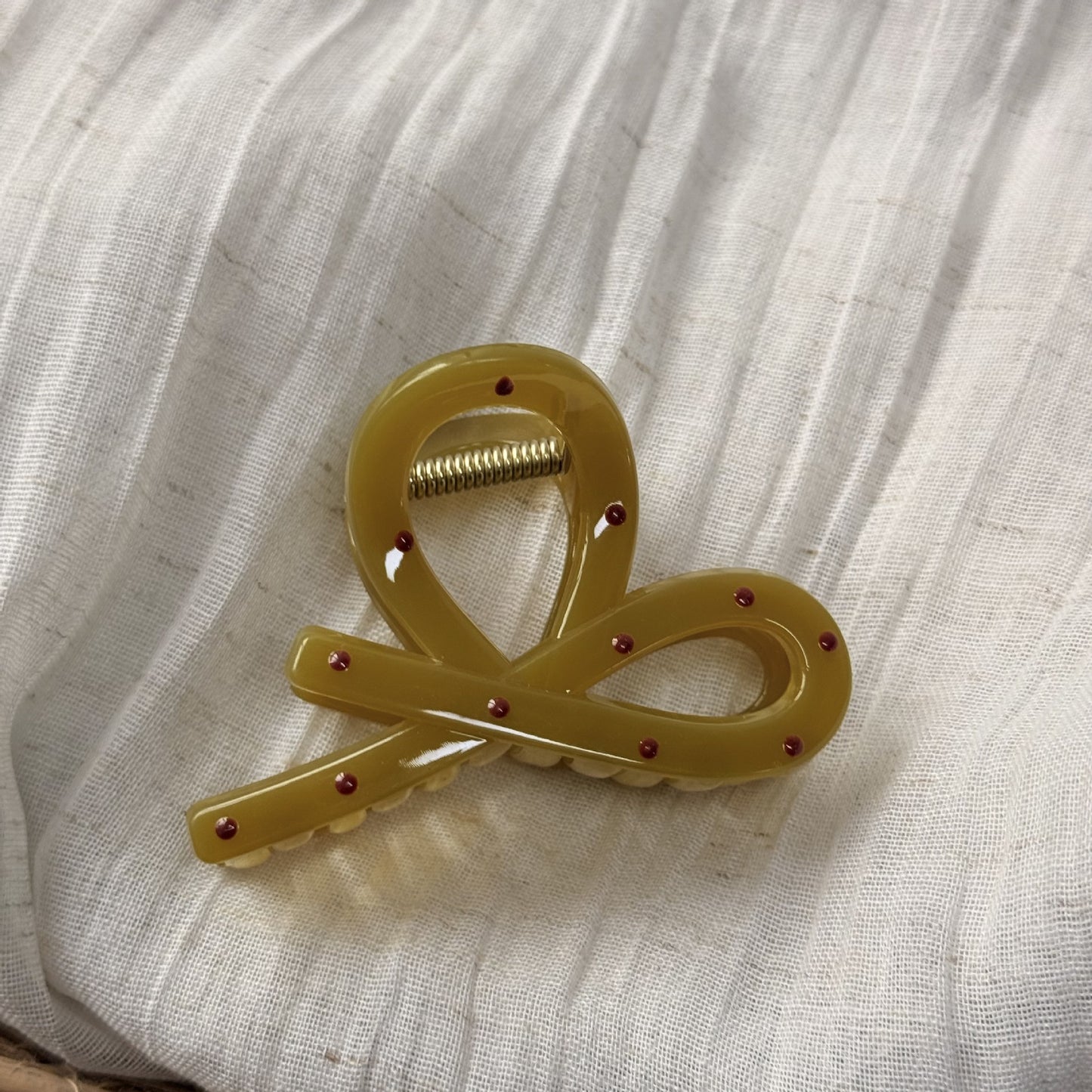 波點簡約鯊魚夾