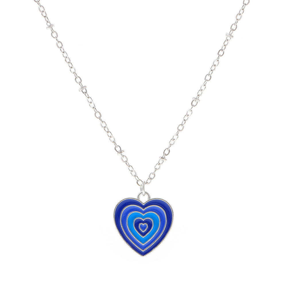 琺瑯愛心復古簡約耳環－細節特寫4｜https://igowo.tw/