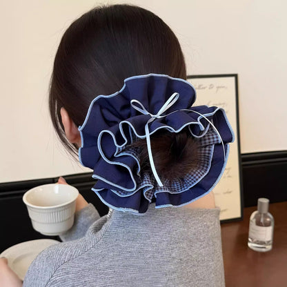蝴蝶結大腸圈髮圈－商品主圖｜https://igowo.tw/