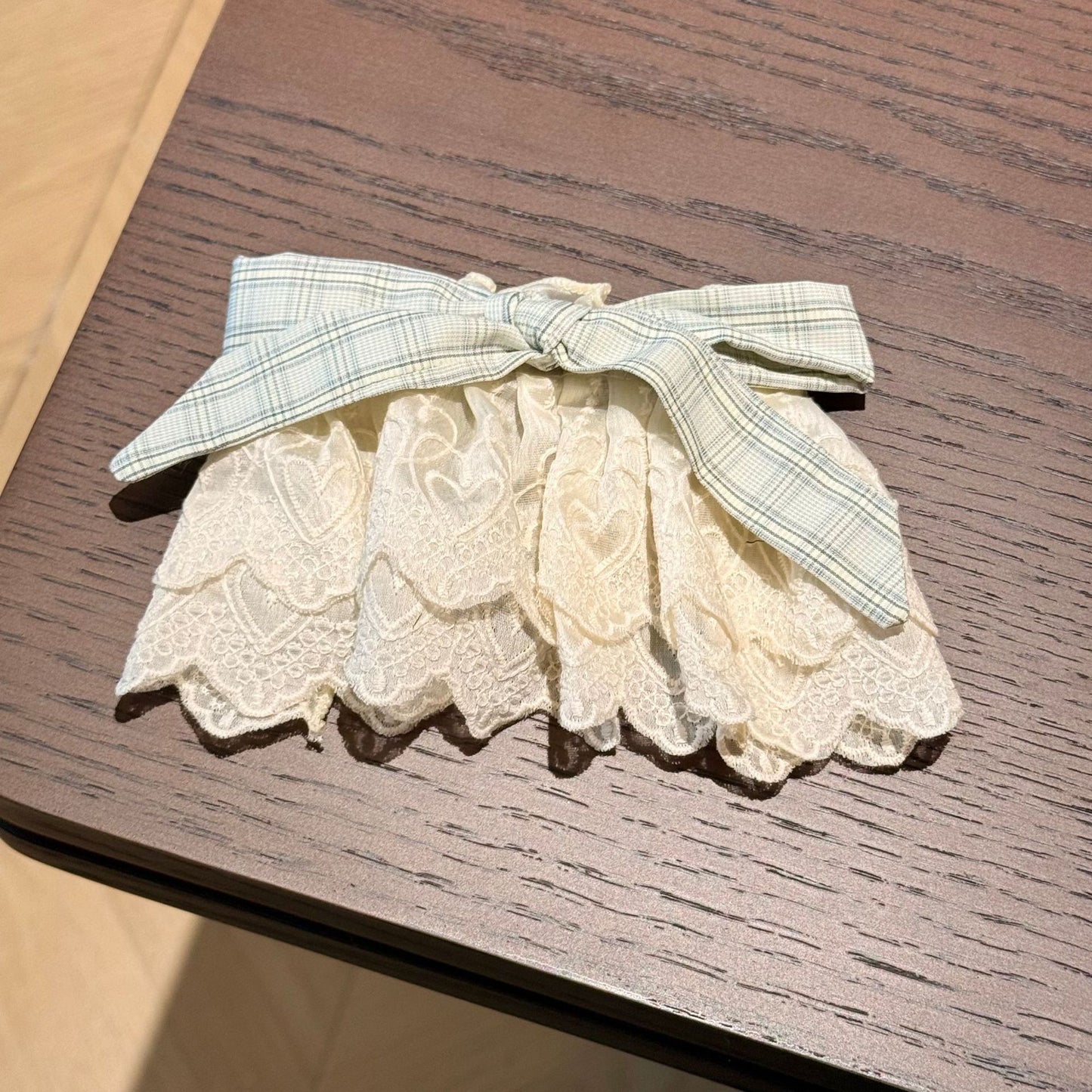 蕾絲蝴蝶結髮夾