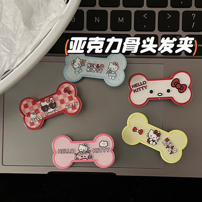 壓克力貓咪髮夾－商品主圖｜https://igowo.tw/