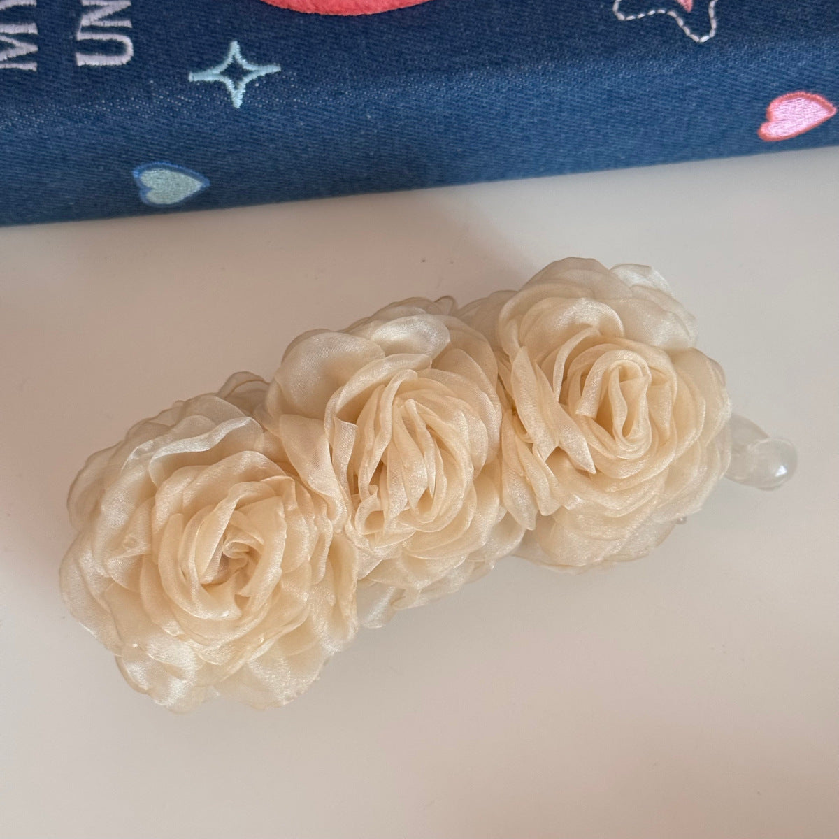 玫瑰簡約髮夾