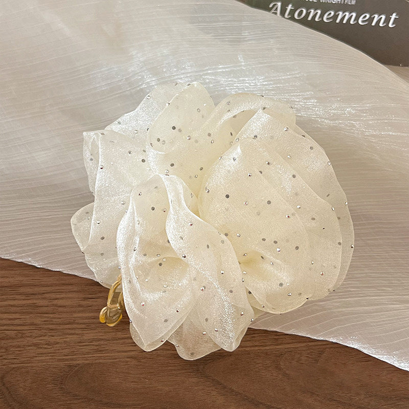 網紗簡約髮夾