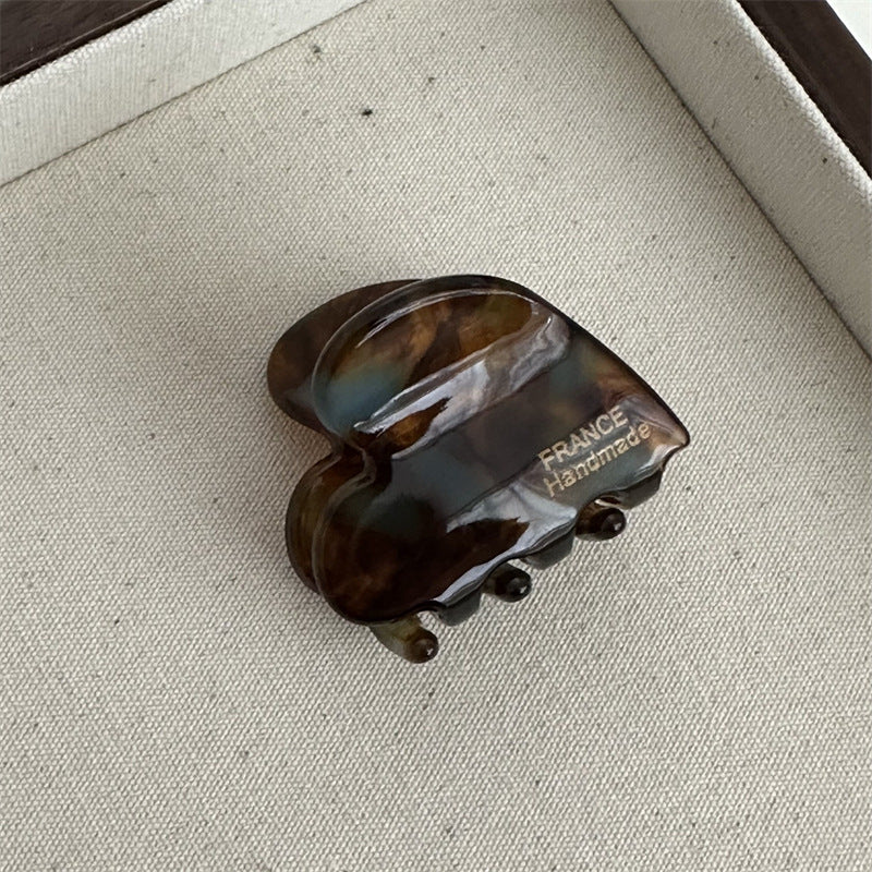 醋酸板材愛心鯊魚夾－細節特寫4｜https://igowo.tw/