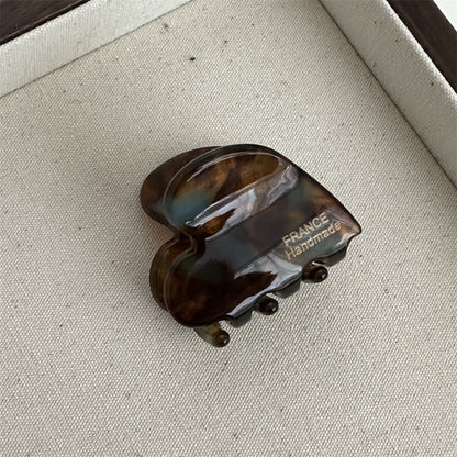 醋酸板材愛心鯊魚夾－細節特寫4｜https://igowo.tw/
