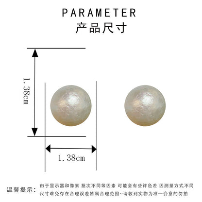 圓形簡約耳釘
