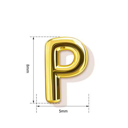 銅字母項鍊