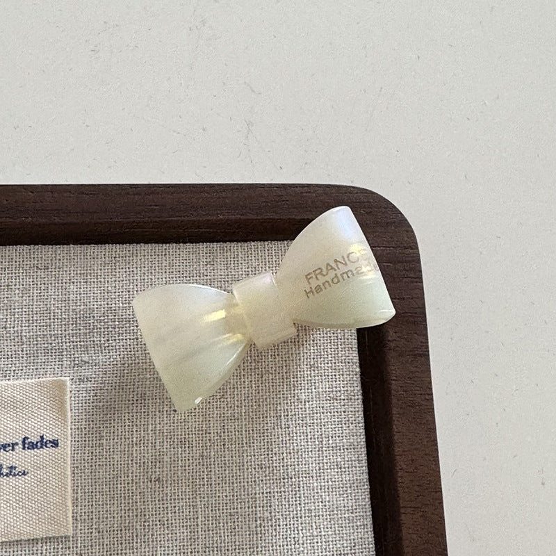 醋酸板材蝴蝶結髮夾