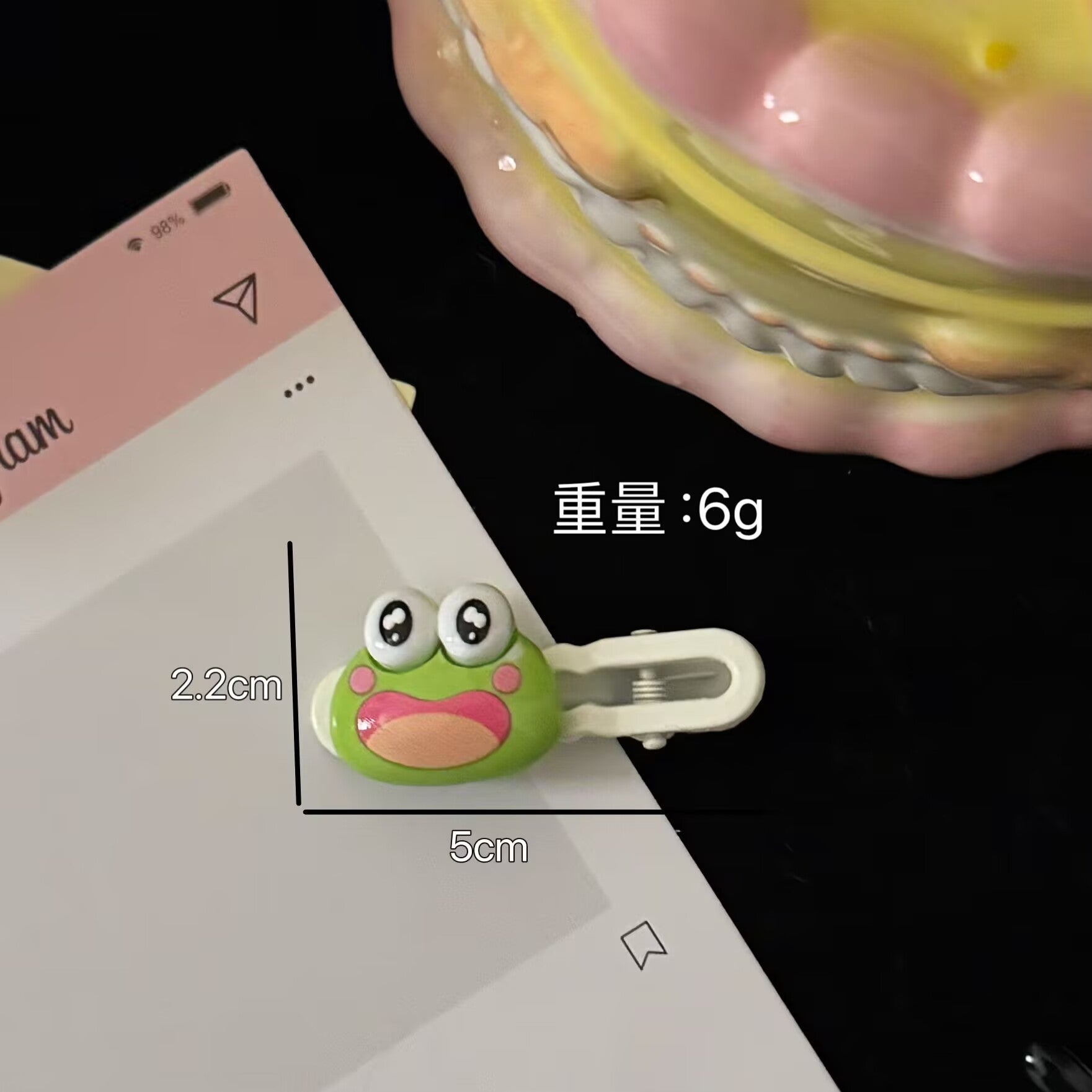 小狗波浪髮夾－兔子髮夾款細節1｜https://igowo.tw/