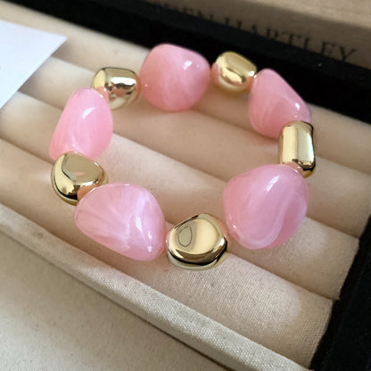 彩色壓克力愛心項鍊－細節特寫50｜https://igowo.tw/