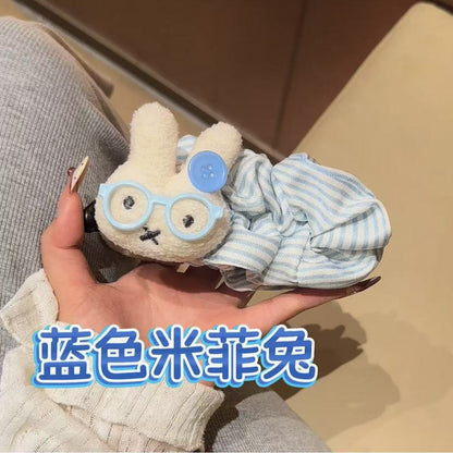 波點簡約髮夾－白色款細節2｜https://igowo.tw/