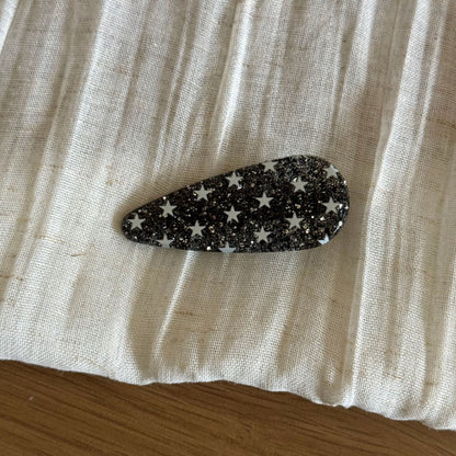 壓克力星星水滴髮夾