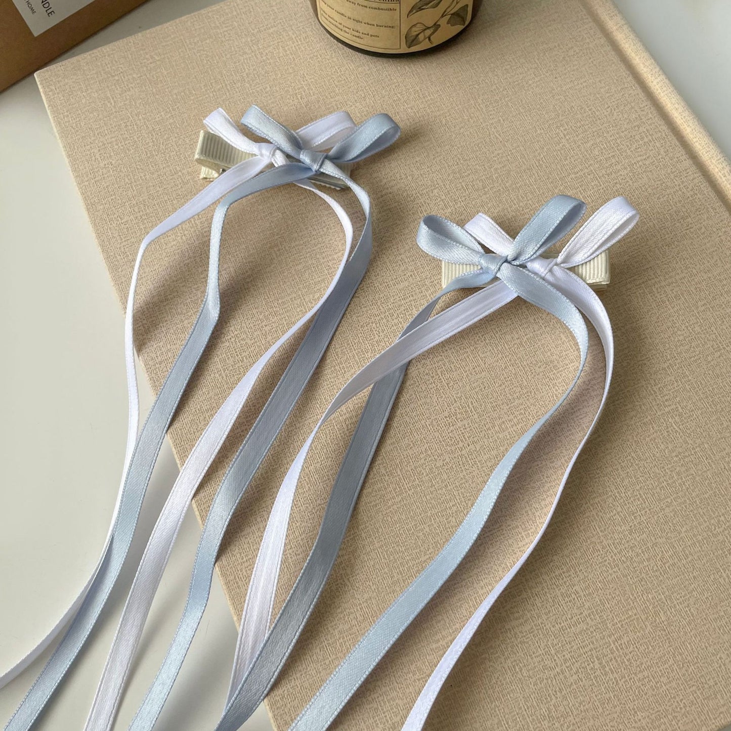 緞帶蝴蝶結髮夾
