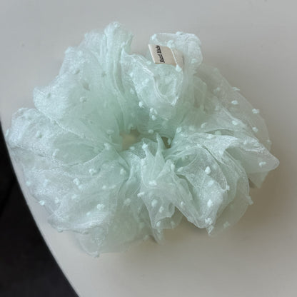 網紗波點大腸圈髮圈
