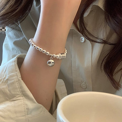 S925珍珠三角形小巧項鍊－細節特寫21｜https://igowo.tw/