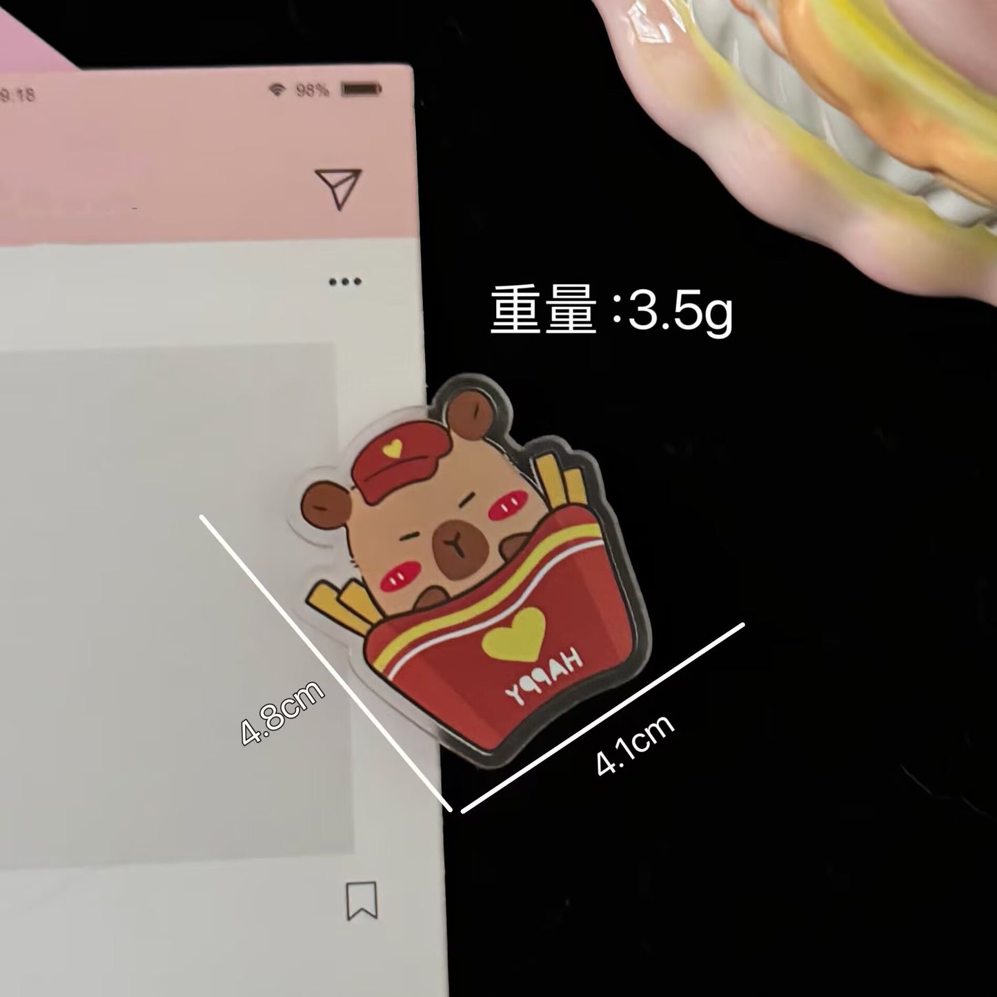 壓克力簡約髮夾