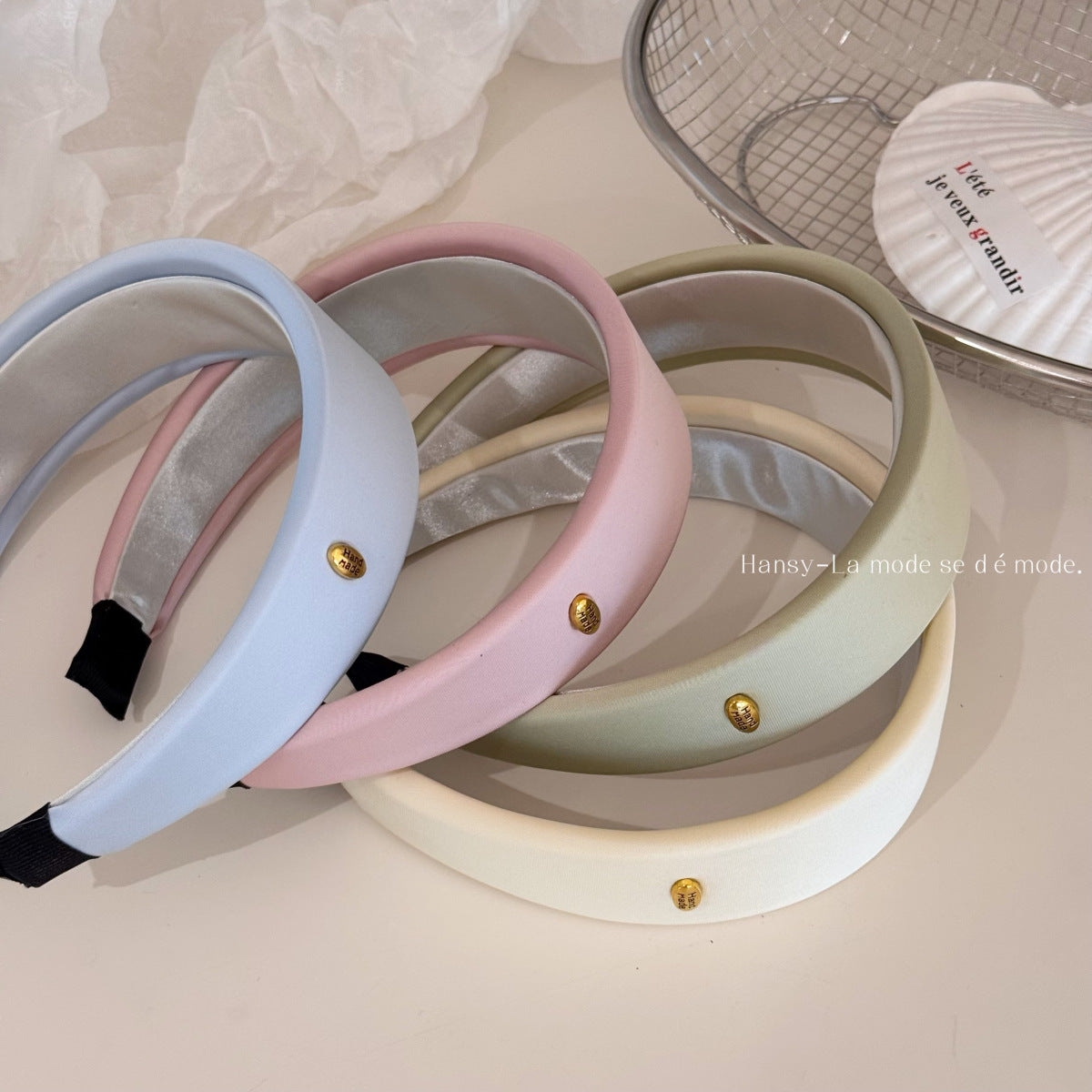 寬版簡約髮箍－商品主圖｜https://igowo.tw/