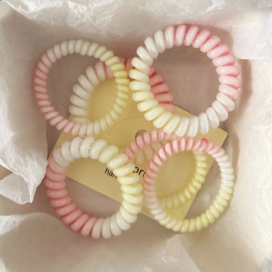 漸層粉色髮圈－商品主圖｜https://igowo.tw/