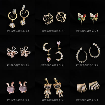 金色簡約耳夾－商品主圖｜https://igowo.tw/