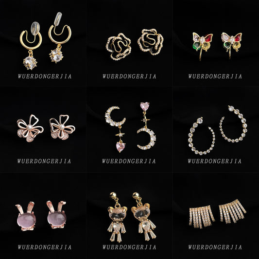 金色免耳洞耳夾－商品主圖｜https://igowo.tw/