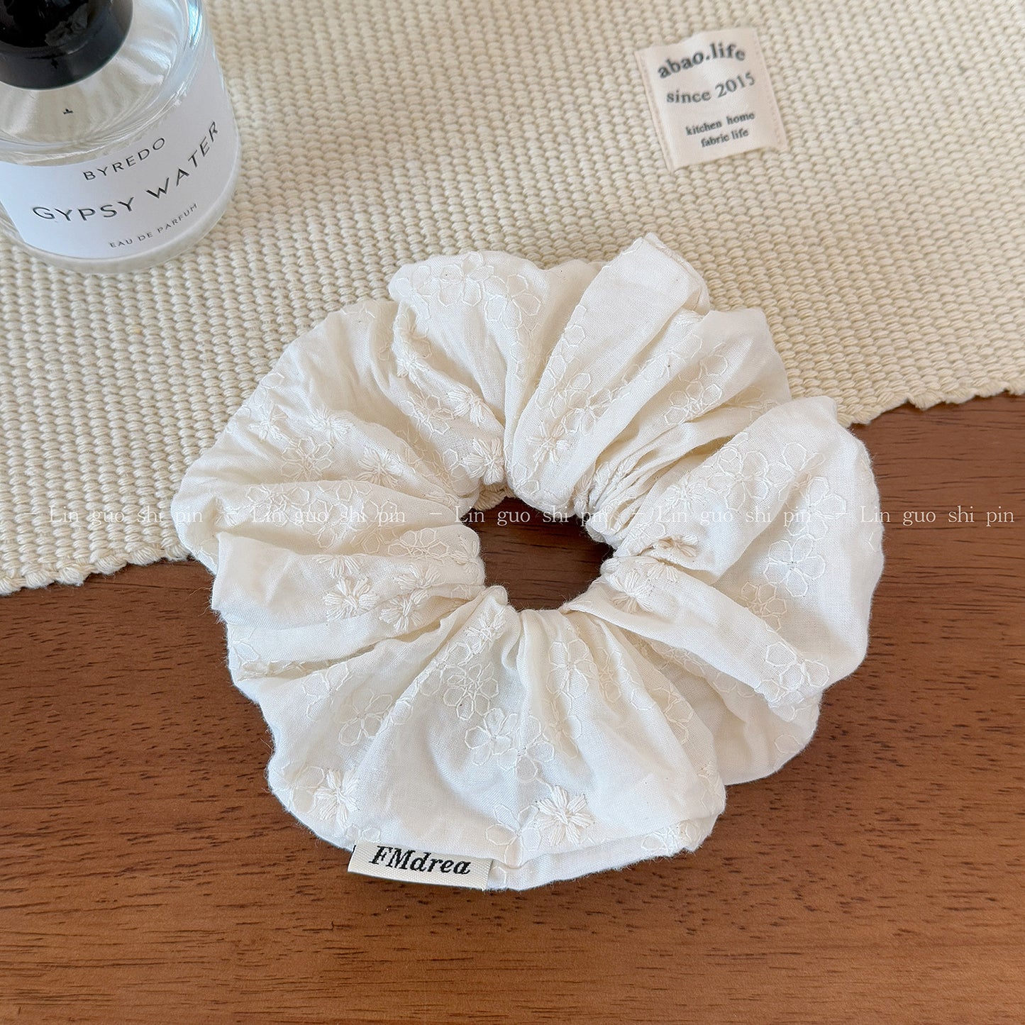 布面大腸圈刺繡髮圈