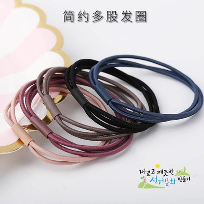 彈力繩簡約髮圈－商品主圖｜https://igowo.tw/