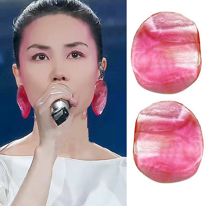 王菲春晚同款耳環耳飾氣質女高級感潮2026蝦片耳釘小眾時尚法式潮