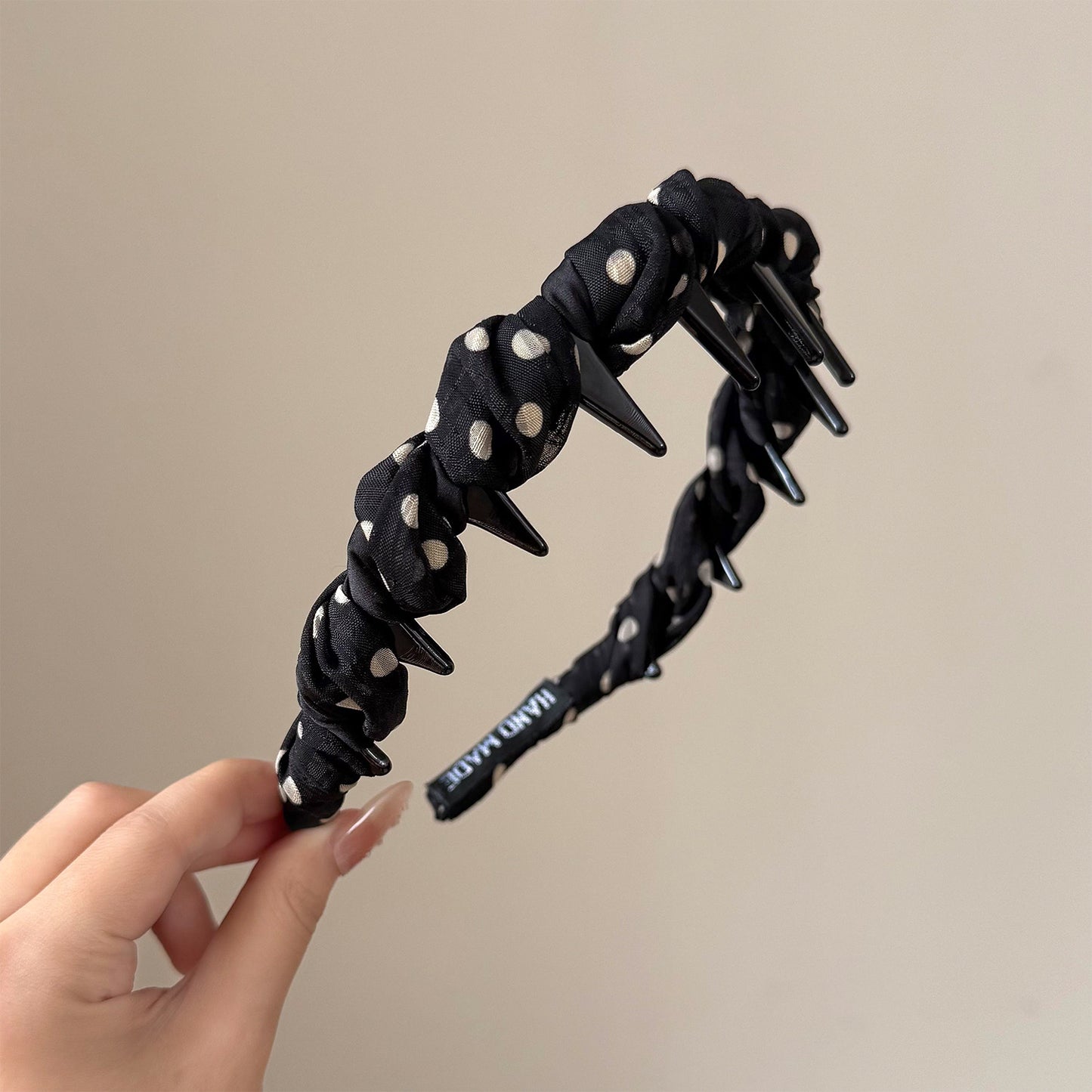波點波浪髮箍