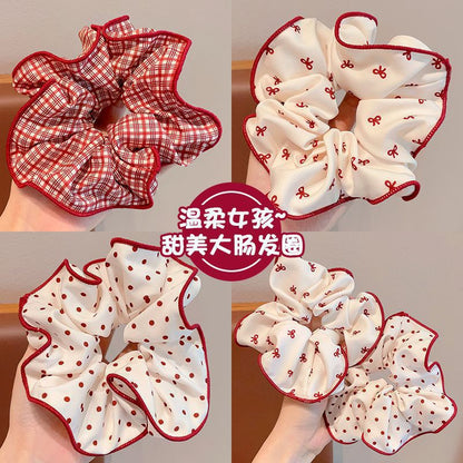彈力繩大腸圈髮圈－商品主圖｜https://igowo.tw/