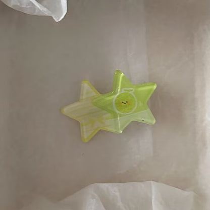 星星水果髮夾