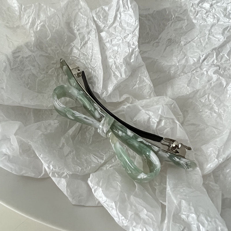 醋酸板材蝴蝶結髮夾