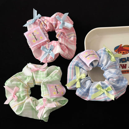 蝴蝶結大腸圈髮圈－商品主圖｜https://igowo.tw/