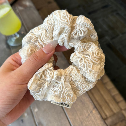 蕾絲彈力繩大腸圈髮圈