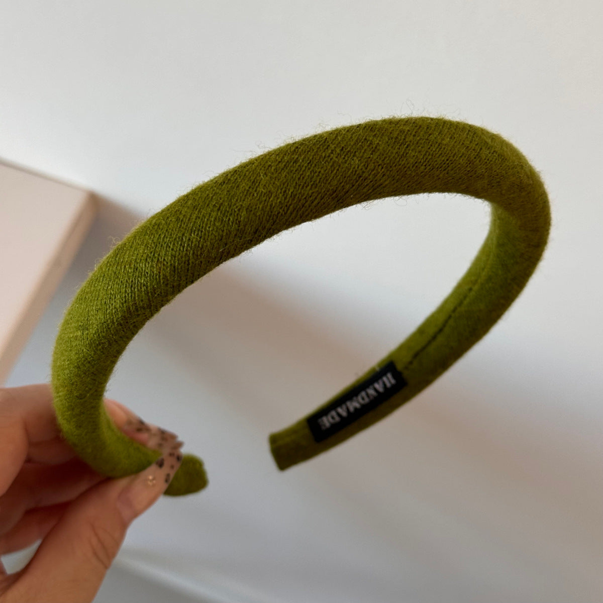 絨面布面簡約髮箍
